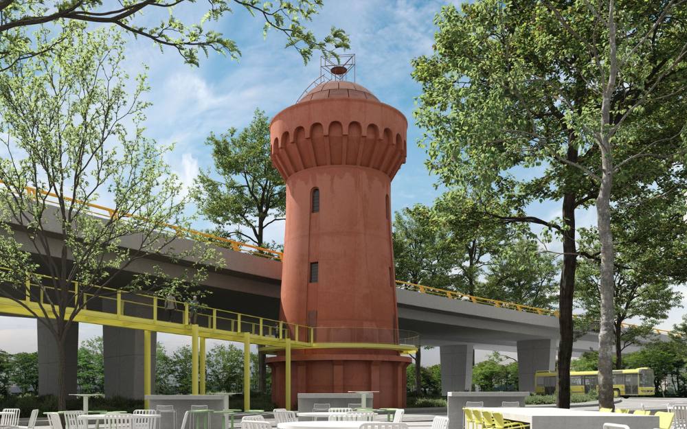 The beginning of the renovation of the old Ložionica water tower